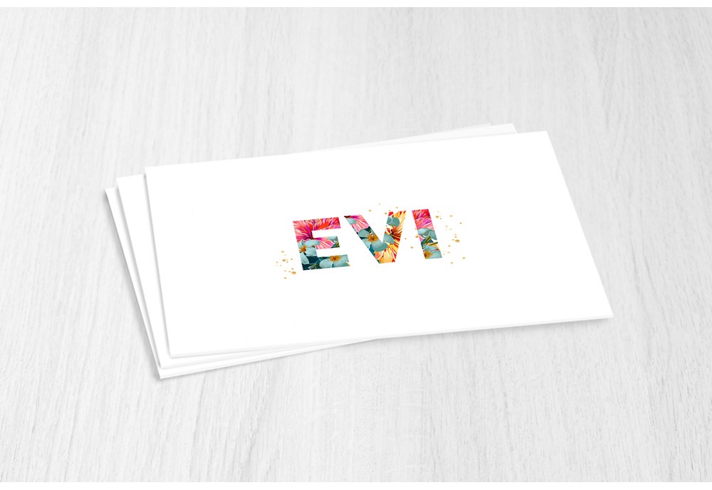 Letters met bloemen Letters met bloemen
